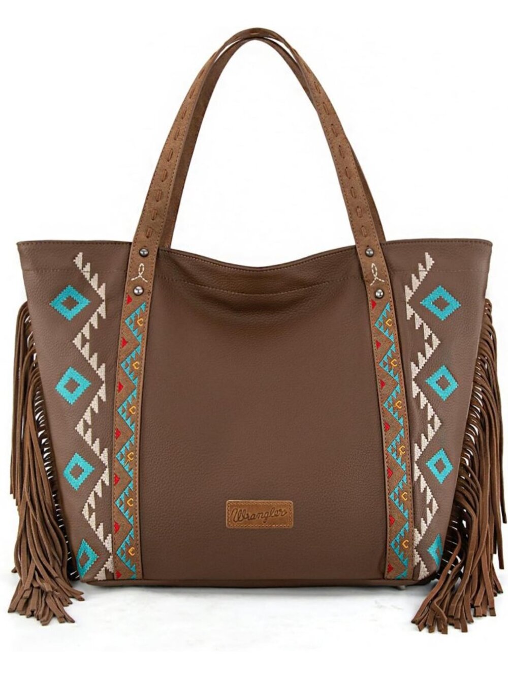 Chic Fringe Large Tote Bag for Women | Soft Vegan Leather Handbag & Purse